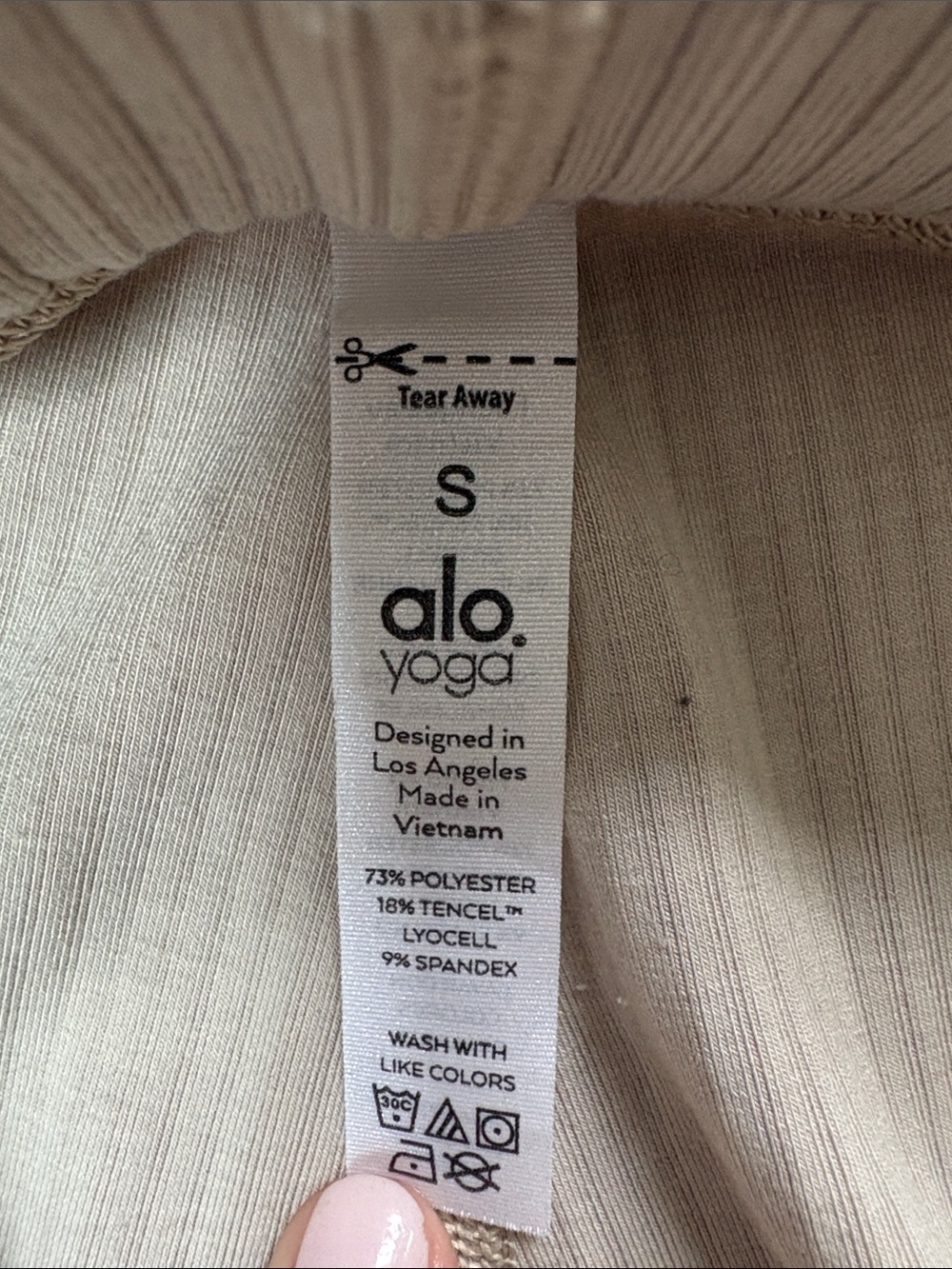 ALO Yoga Ribbed Leggings - Picture 2 of 3